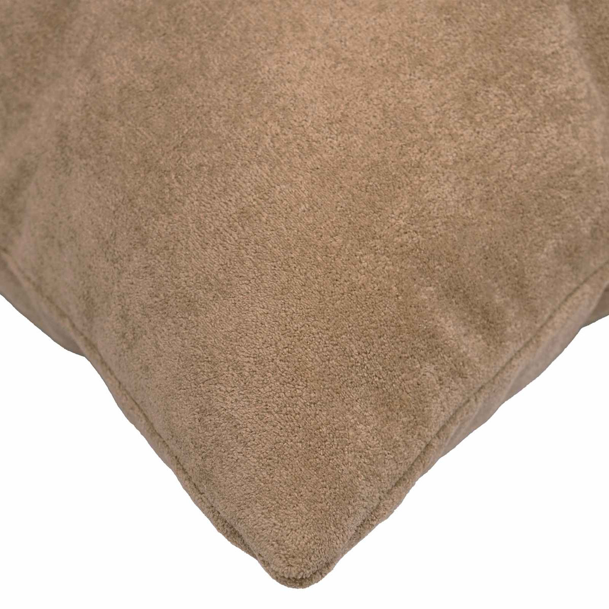 Throw Pillow HEERLEN Microfiber Fleece 6 pcs Taupe 40 x 40 cm
