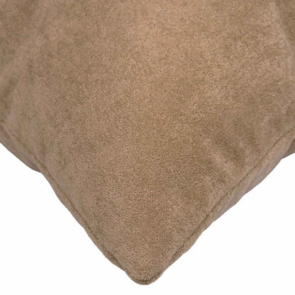 Throw Pillow HEERLEN Microfiber Fleece 6 pcs Taupe 40 x 40 cm