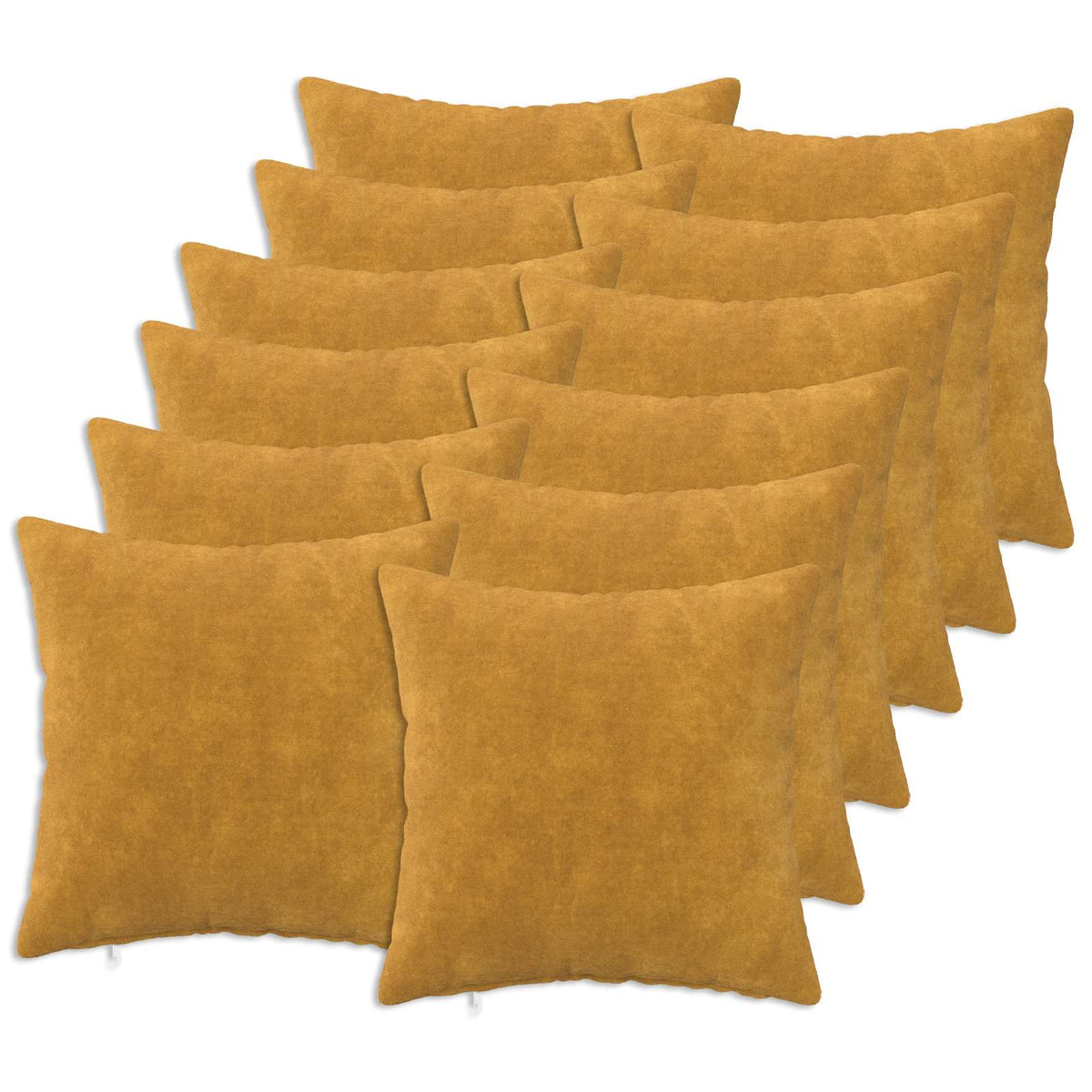 Pillow HEERLEN Microfiber Fleece Yellow