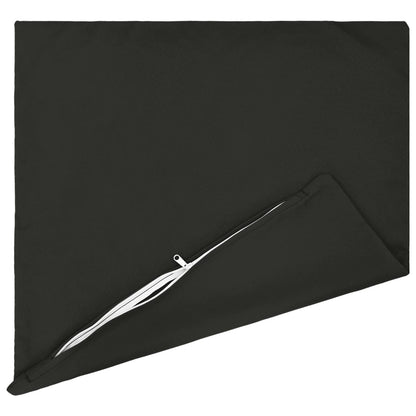 Throw Pillow HEERLEN Polyester 12 pcs 40 x 40 cm Black