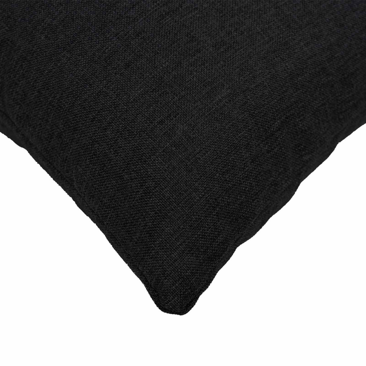 Throw Pillow HEERLEN Fabric 6 pcs 40 x 60 cm Black