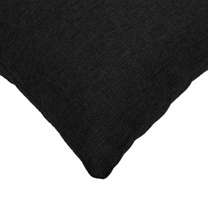 Throw Pillow HEERLEN Fabric 6 pcs 40 x 60 cm Black