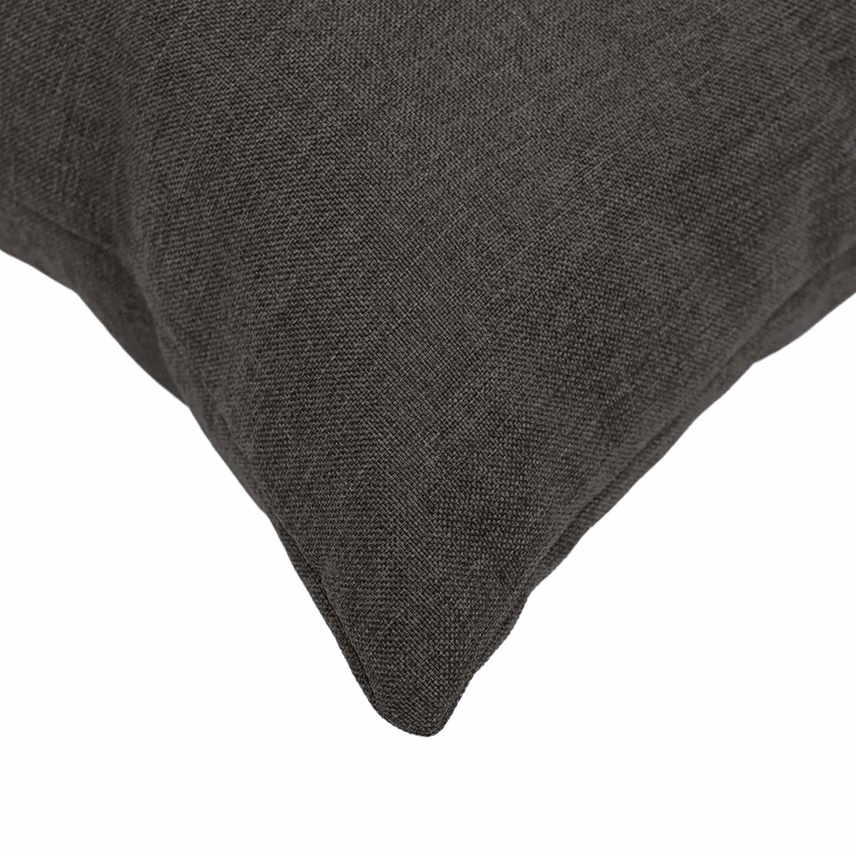 Throw Pillow HEERLEN Fabric 6 pcs 40 x 70 cm Dark grey