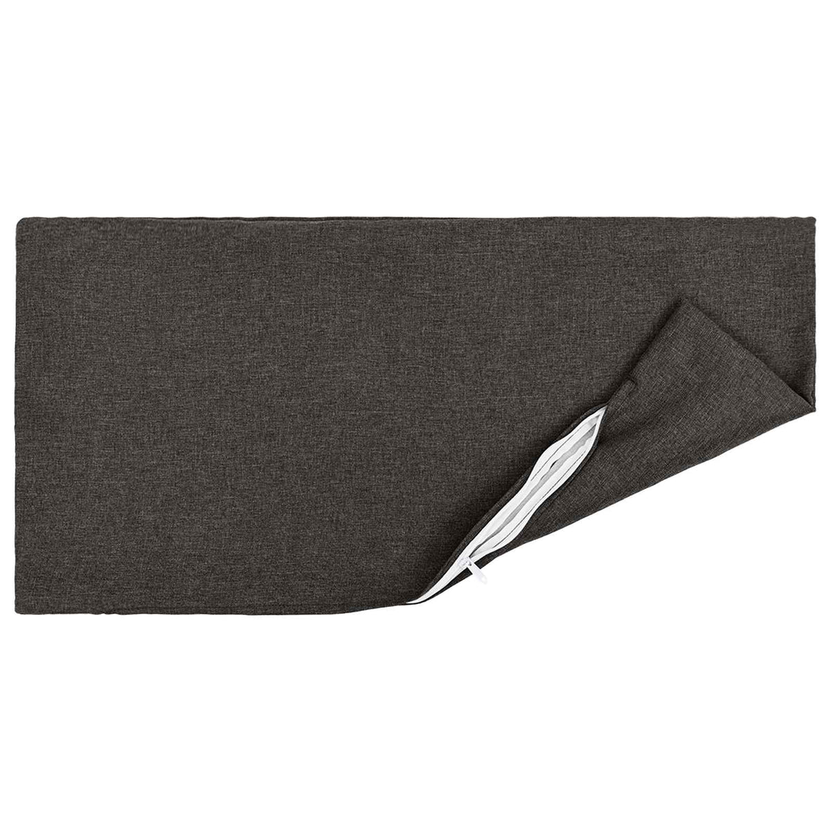 Throw Pillow HEERLEN Fabric 6 pcs 40 x 70 cm Dark grey