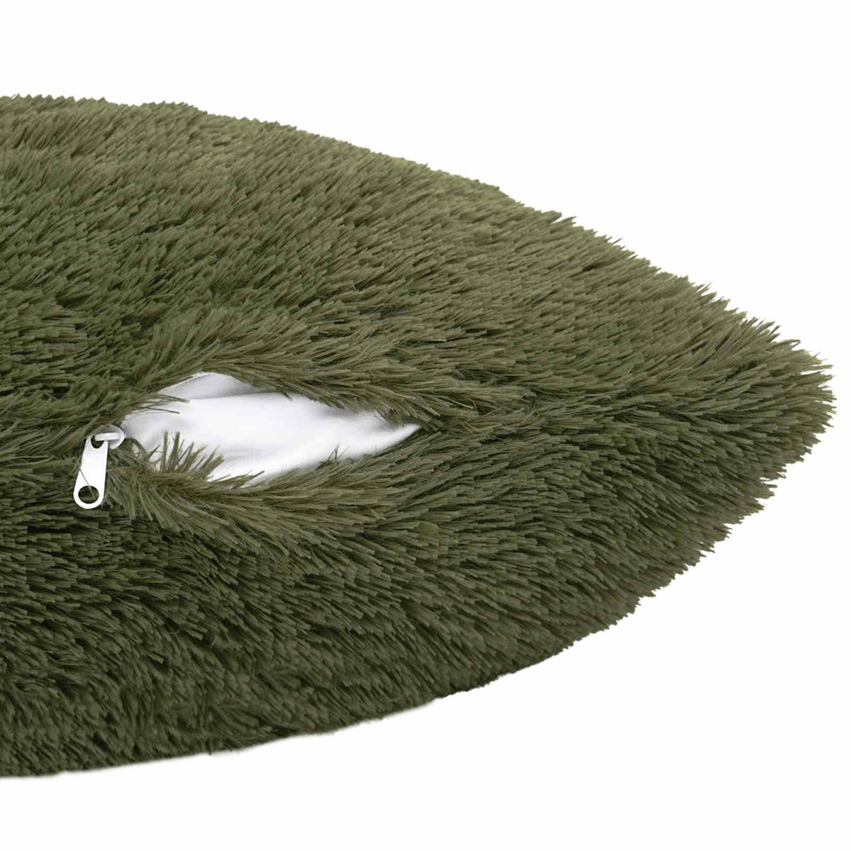 Throw Pillow HEERLEN PV Fleece 6 pcs Green 40 x 70 cm
