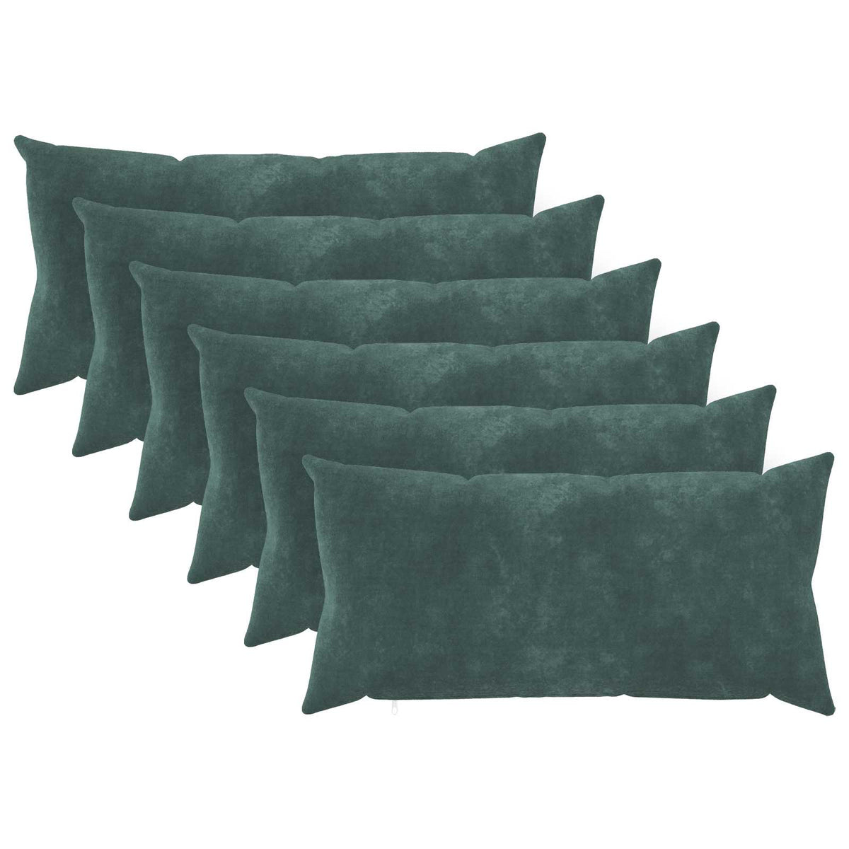 Throw Pillow HEERLEN 6 pcs Sea Blue 40 x 80 cm