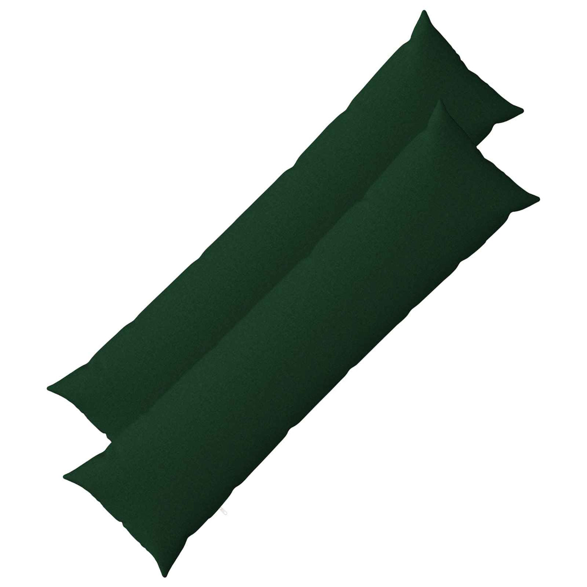 Throw Pillow HEERLEN Fabric 2 pcs Dark Green 40 x 145 cm