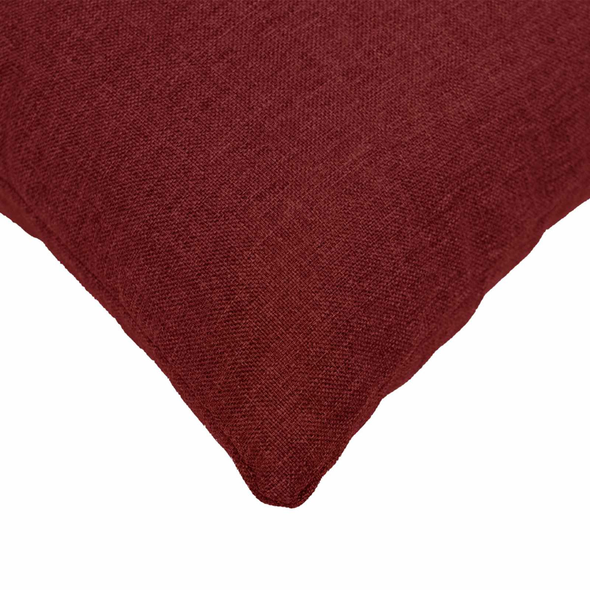 Throw Pillow HEERLEN Fabric 2 pcs Wine Red 40 x 145 cm