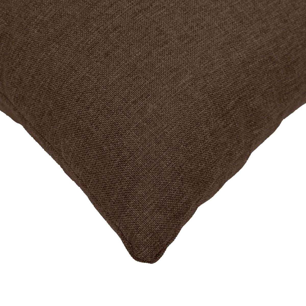 Throw Pillow HEERLEN Fabric 2 pcs Brown 40 x 145 cm