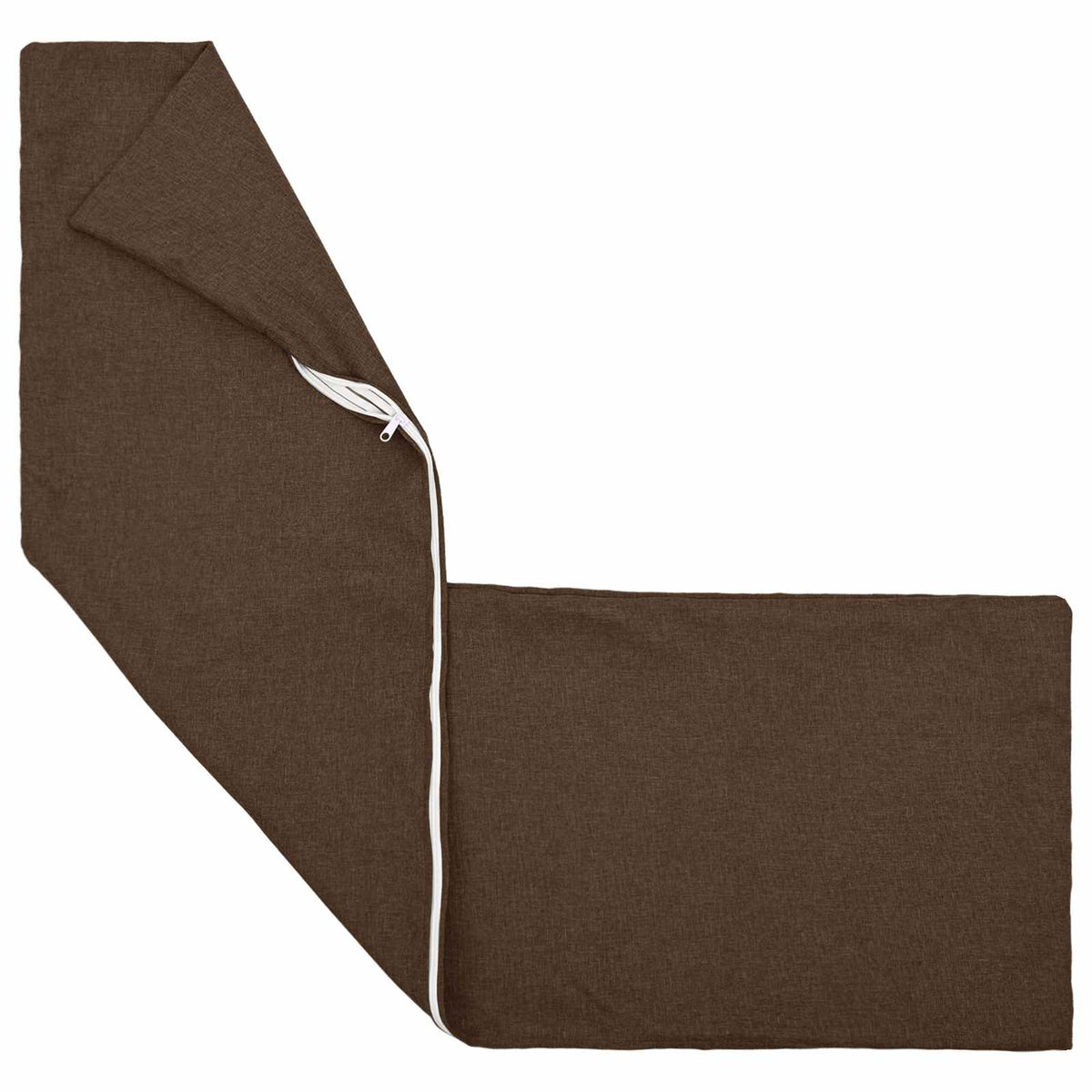 Throw Pillow HEERLEN Fabric 2 pcs Brown 40 x 145 cm