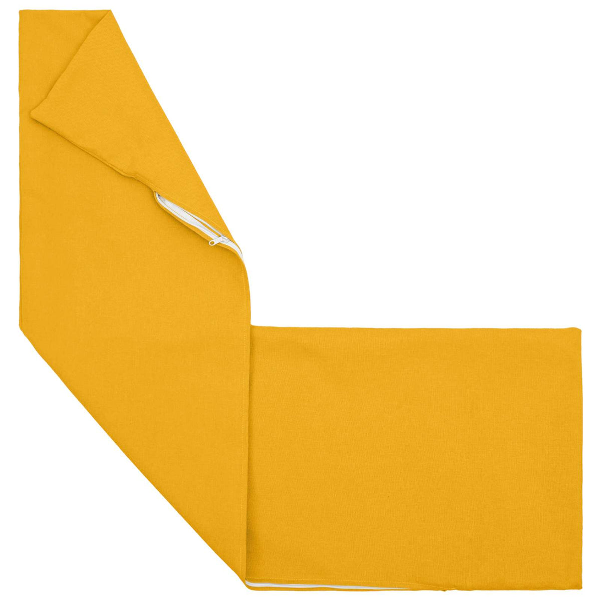Throw Pillow HEERLEN Fabric 2 pcs Light Yellow 40 x 145 cm