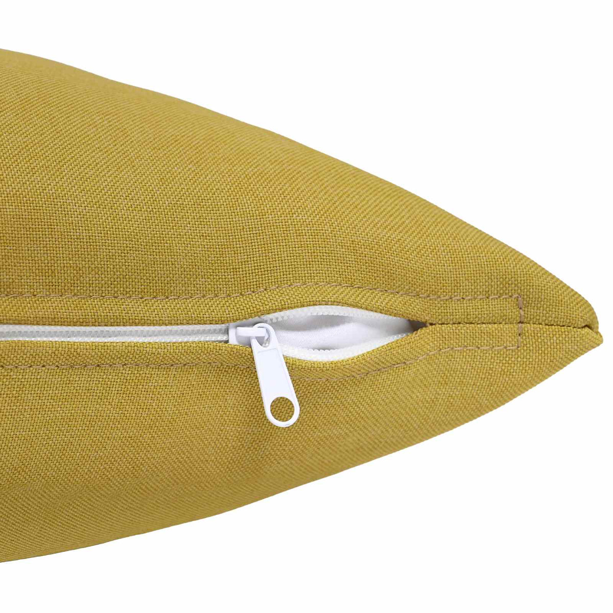 Throw Pillow HEERLEN Fabric 2 pcs Light Green 40 x 145 cm