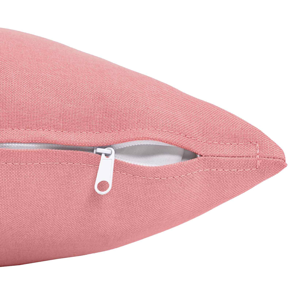 Throw Pillow HEERLEN Fabric 2 pcs Pink 40 x 145 cm