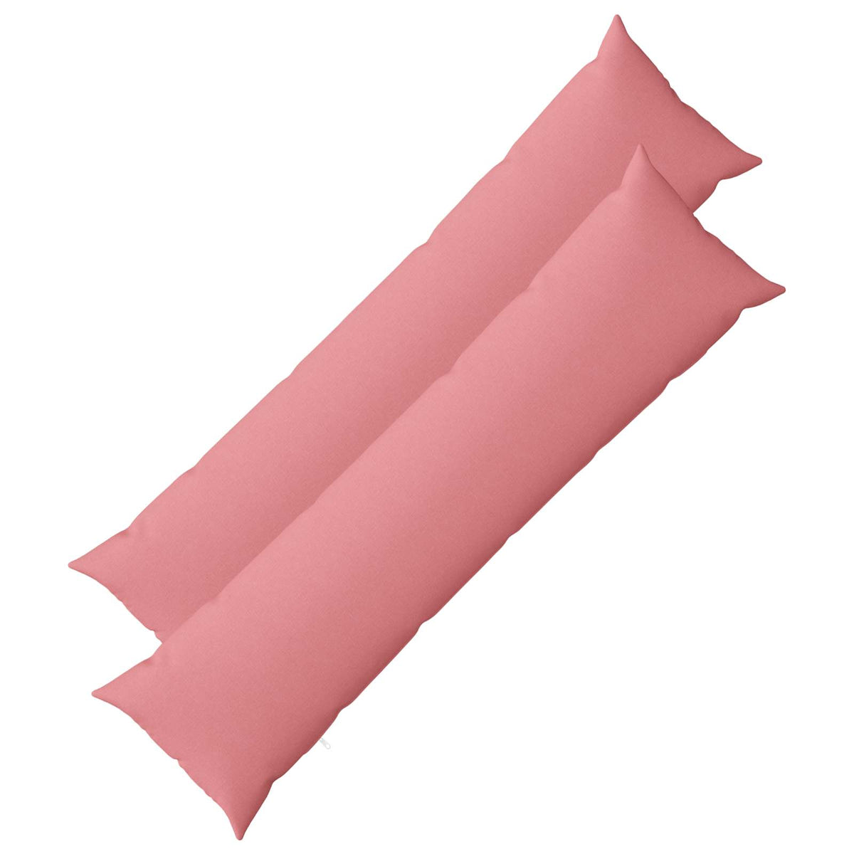 Throw Pillow HEERLEN Fabric 2 pcs Pink 40 x 145 cm