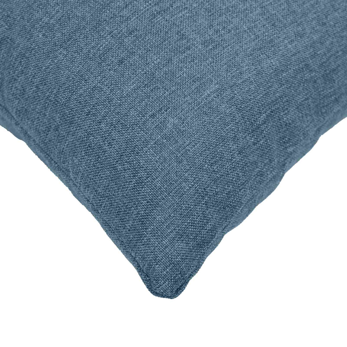 Throw Pillow HEERLEN Fabric 2 pcs Jeans Blue 40 x 145 cm