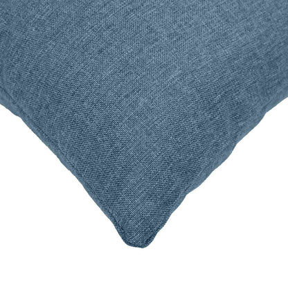 Throw Pillow HEERLEN Fabric 2 pcs Jeans Blue 40 x 145 cm
