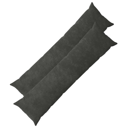 Throw Pillow HEERLEN 2 pcs Anthracite 40 x 145 cm