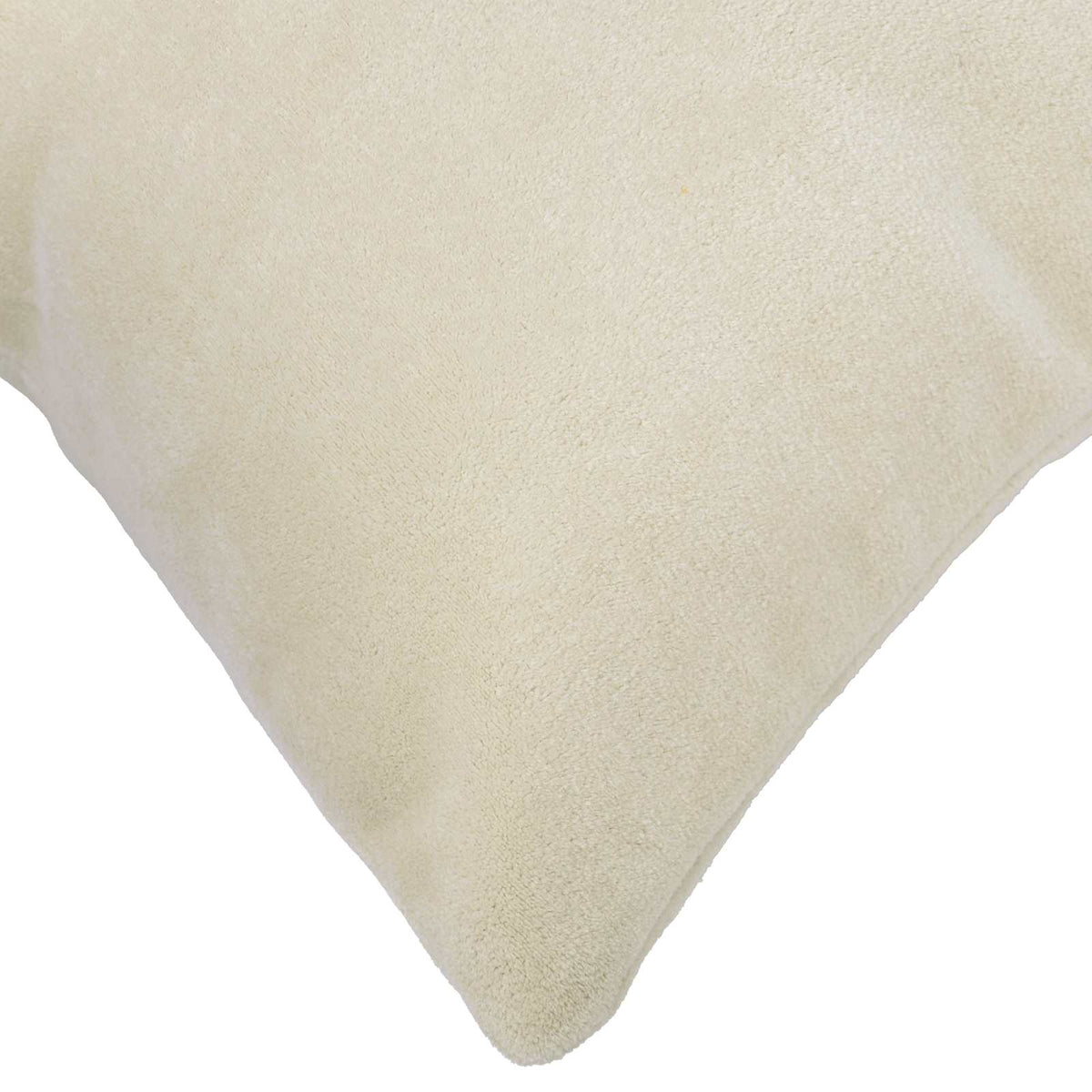 Throw Pillow HEERLEN Microfiber Fleece 2 pcs Cream 40 x 145 cm