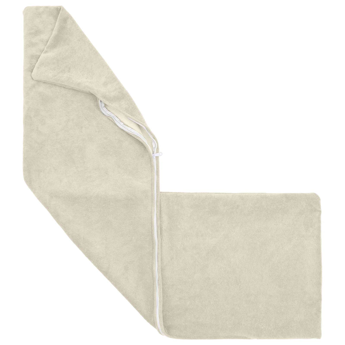 Throw Pillow HEERLEN Microfiber Fleece 2 pcs Cream 40 x 145 cm