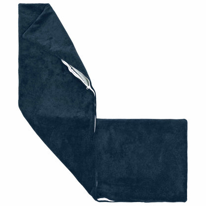 Throw Pillow HEERLEN Microfiber Fleece 2 pcs Blue 40 x 145 cm