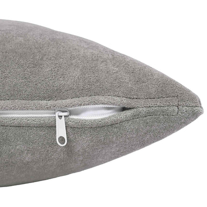 Throw Pillow HEERLEN 2 pcs Light Grey 40 x 145 cm