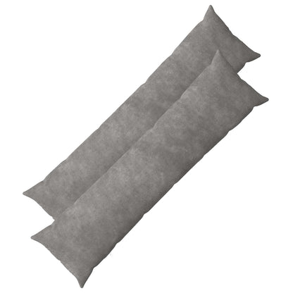 Throw Pillow HEERLEN 2 pcs Light Grey 40 x 145 cm