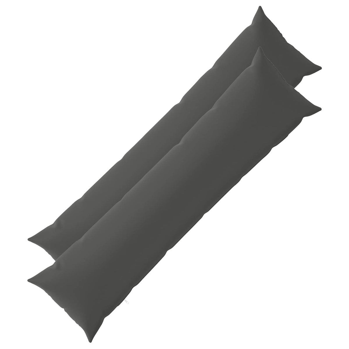 Throw Pillow HEERLEN Polyester 2 pcs Anthracite 40 x 145 cm