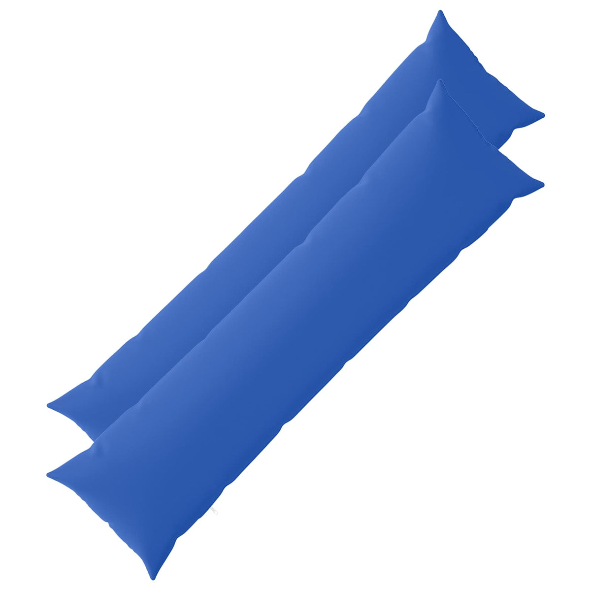 Throw Pillow HEERLEN Polyester 2 pcs Royal Blue 40 x 145 cm