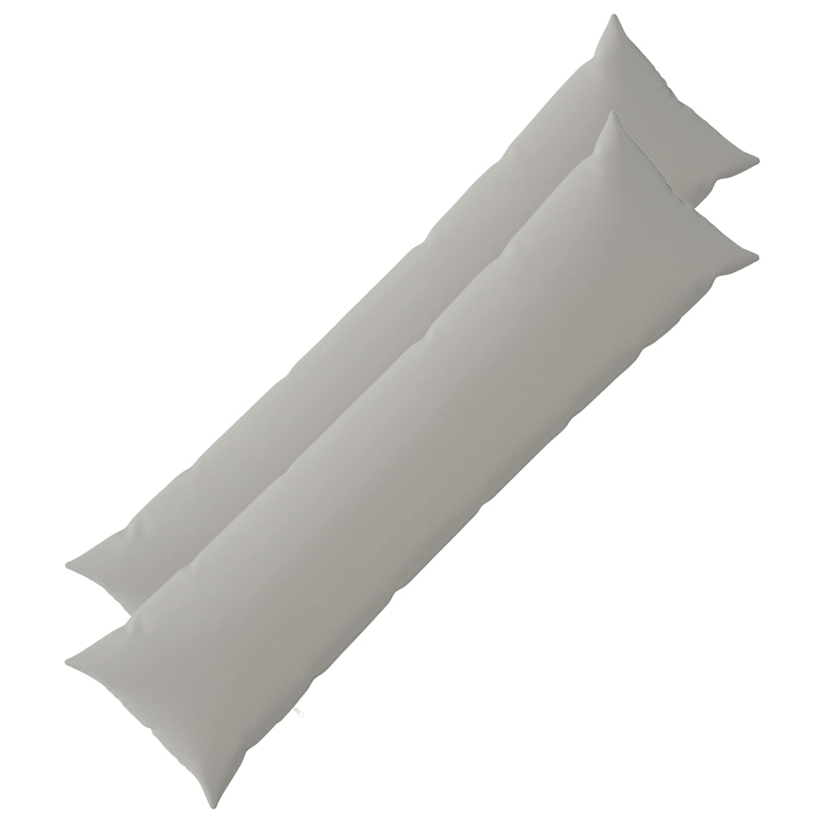 Throw Pillow HEERLEN Polyester 2 pcs Grey 40 x 145 cm