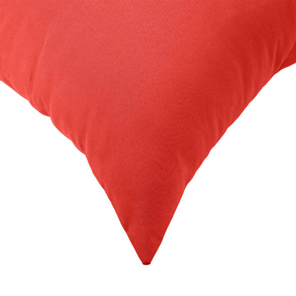 Throw Pillow HEERLEN Polyester 2 pcs Red 40 x 145 cm