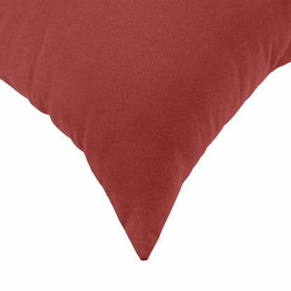 Throw Pillow HEERLEN Polyester 2 pcs Wine Red 40 x 145 cm