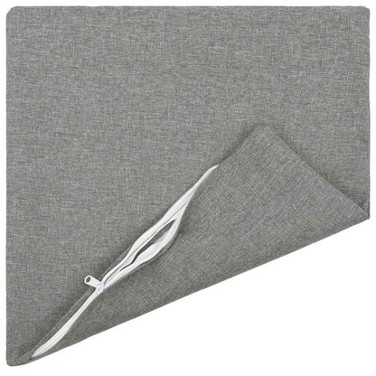 Throw Pillow HEERLEN Fabric 6 pcs 45 x 45 cm Cloud grey