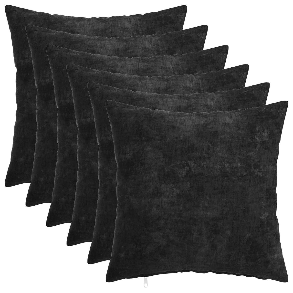 vidaXL Throw Pillow 6 pcs HEERLEN Anthracite 45 x 45 cm 2