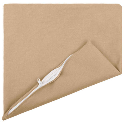 Throw Pillow HEERLEN Fabric 6 pcs 50 x 50 cm Cream