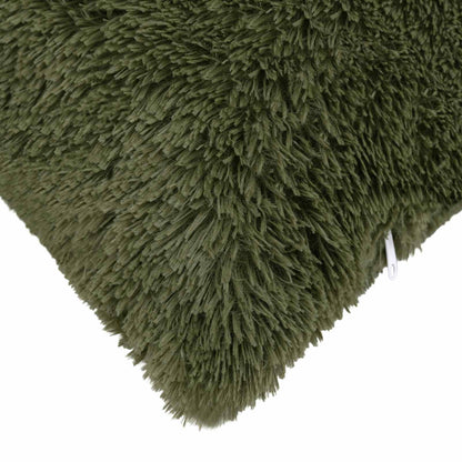 Throw Pillow HEERLEN PV Fleece 2 pcs Green 50 x 80 cm