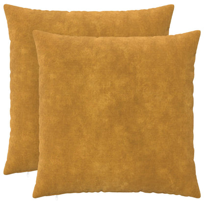 Throw Pillow HEERLEN Microfiber Fleece Yellow