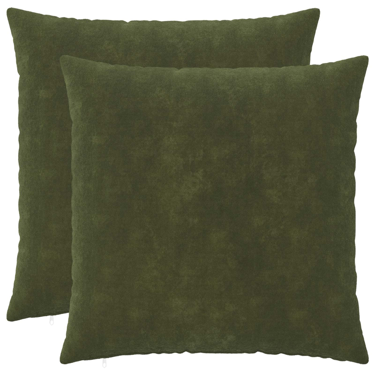 Throw Pillow HEERLEN Microfiber Fleece Green