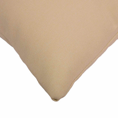 Throw Pillow HEERLEN Fabric 2 pcs Cream 65 x 65 cm