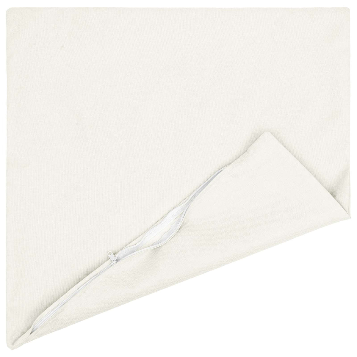 Throw Pillow HEERLEN Fabric 2 pcs White 65 x 65 cm
