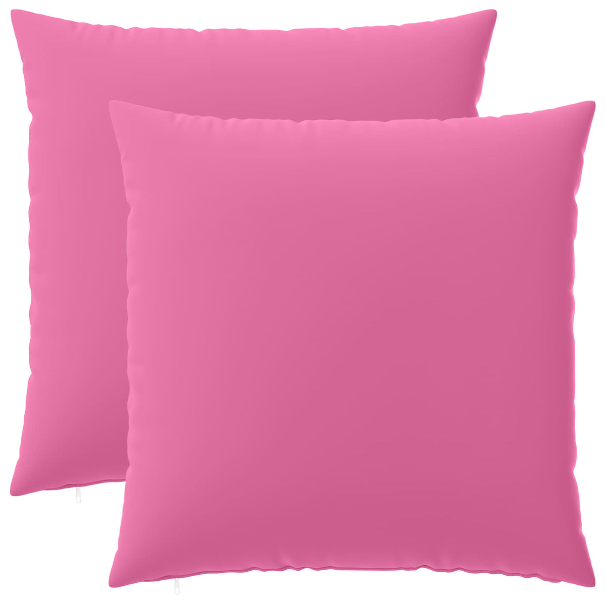 Throw Pillow HEERLEN Polyester 2 pcs Pink 65 x 65 cm