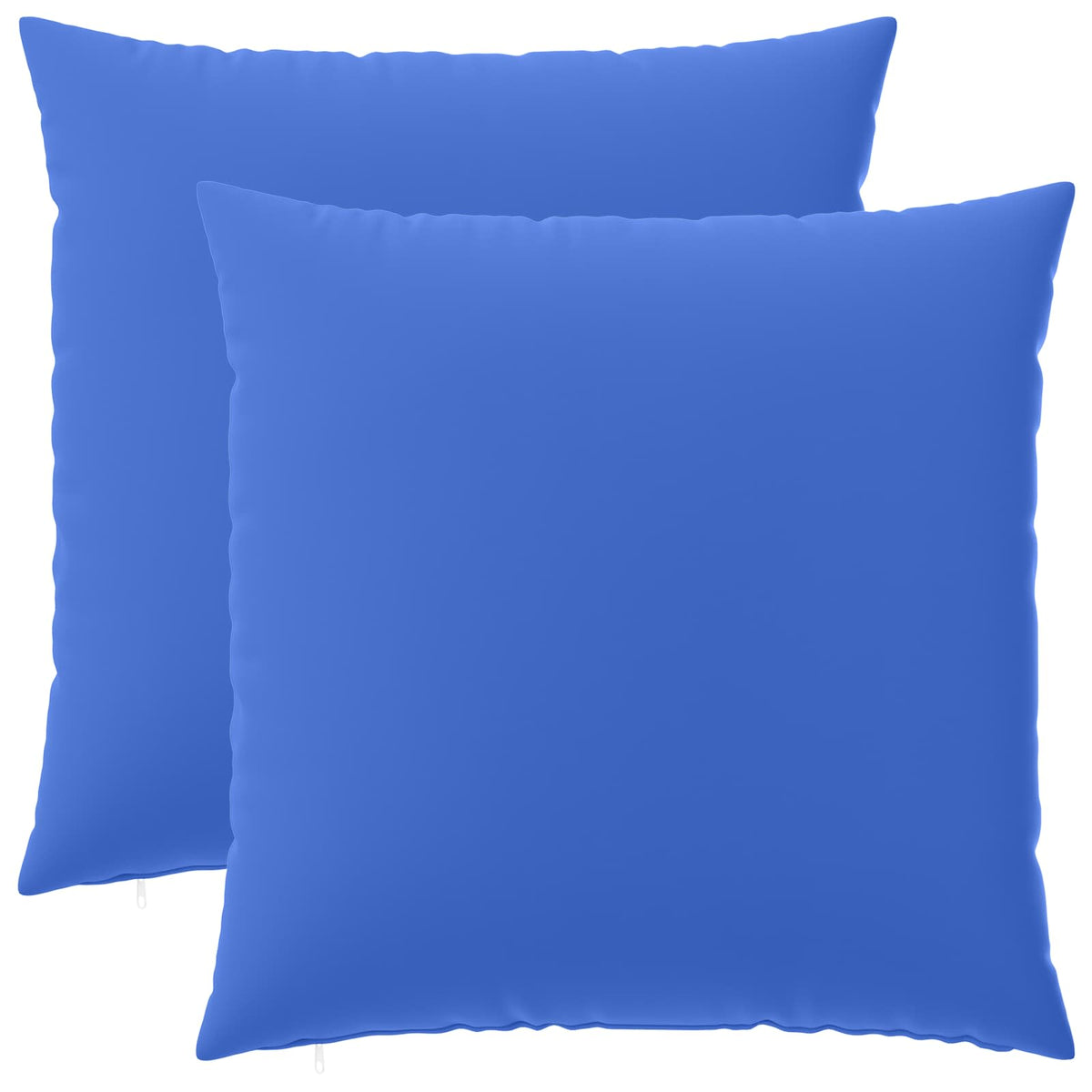 vidaXL Throw Pillow 2 pcs HEERLEN Royal Blue 70 x 70 cm Polyester 2