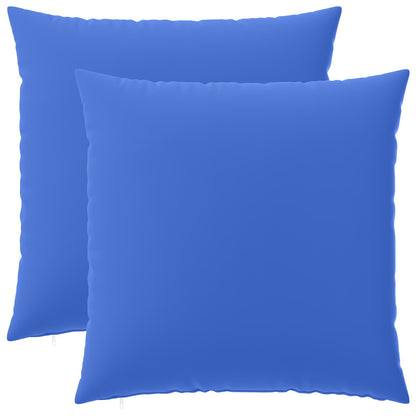 vidaXL Throw Pillow 2 pcs HEERLEN Royal Blue 70 x 70 cm Polyester 2