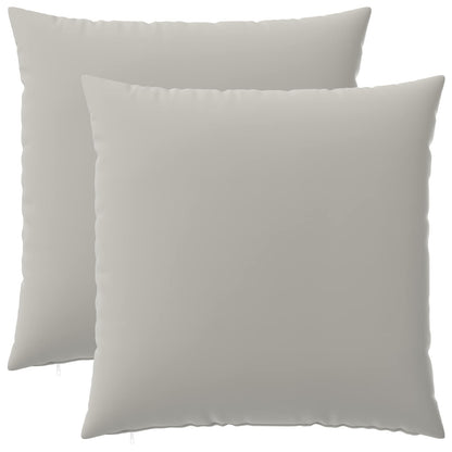 vidaXL Throw Pillow 2 pcs HEERLEN Grey 70 x 70 cm Polyester 2
