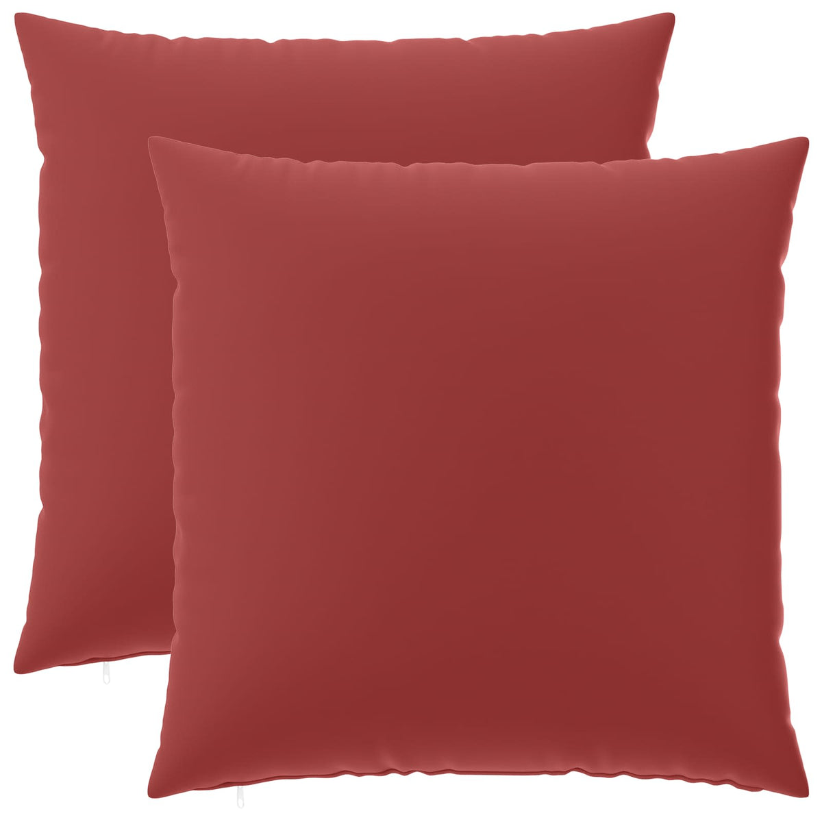 vidaXL Throw Pillow 2 pcs HEERLEN Wine Red 70 x 70 cm Polyester 2