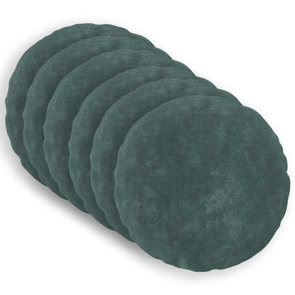 Throw Pillow HEERLEN 6 pcs Sea Blue Ø 50 cm