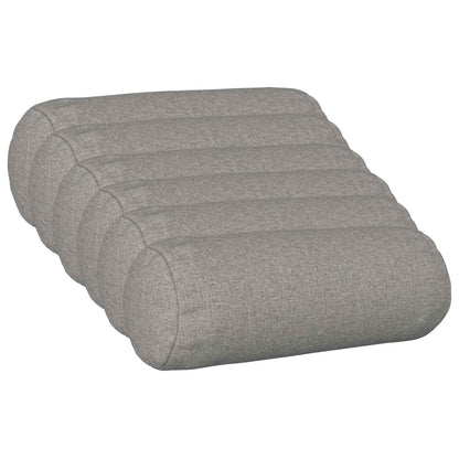 Throw Pillow HEERLEN Dia. 15 x 40 cm Fabric 6 pcs Ø 15 x 40 cm Cloud grey