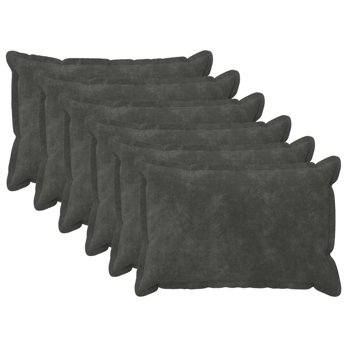 Throw Pillow HOUTEN Microfiber Fleece 6 pcs Width 30 cm Anthracite