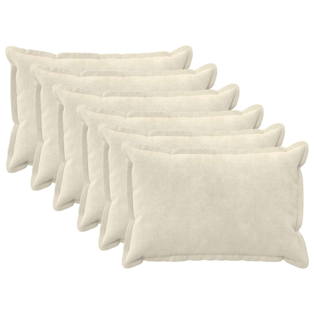 Throw Pillow HOUTEN Microfiber Fleece 6 pcs Width 30 cm Cream