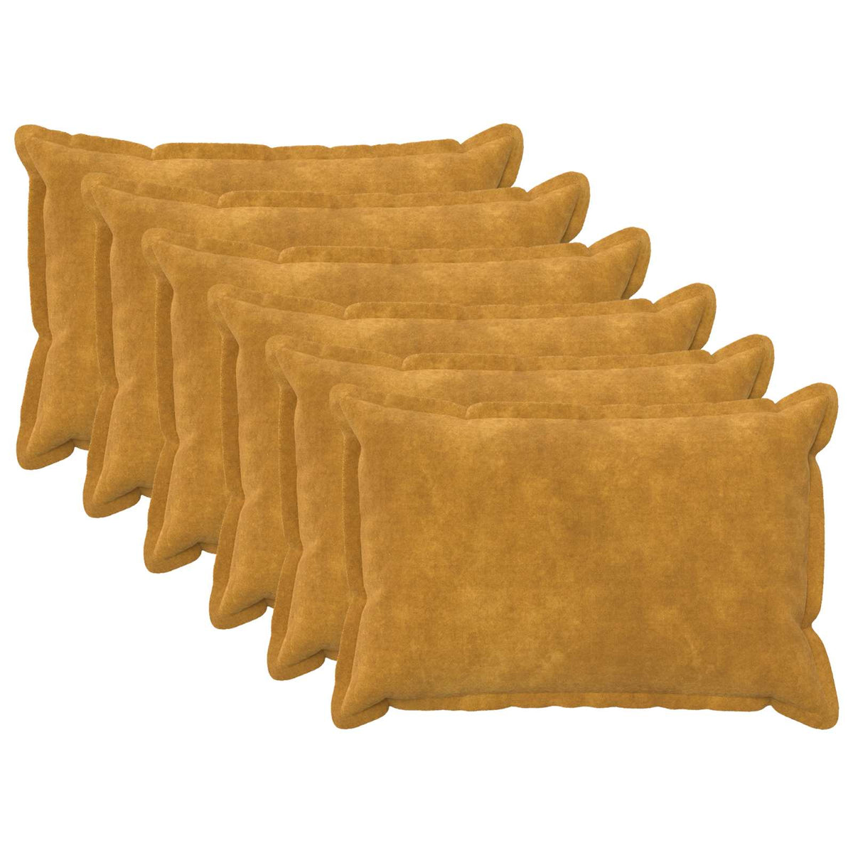 Throw Pillow HOUTEN Microfiber Fleece 6 pcs Width 30 cm Yellow
