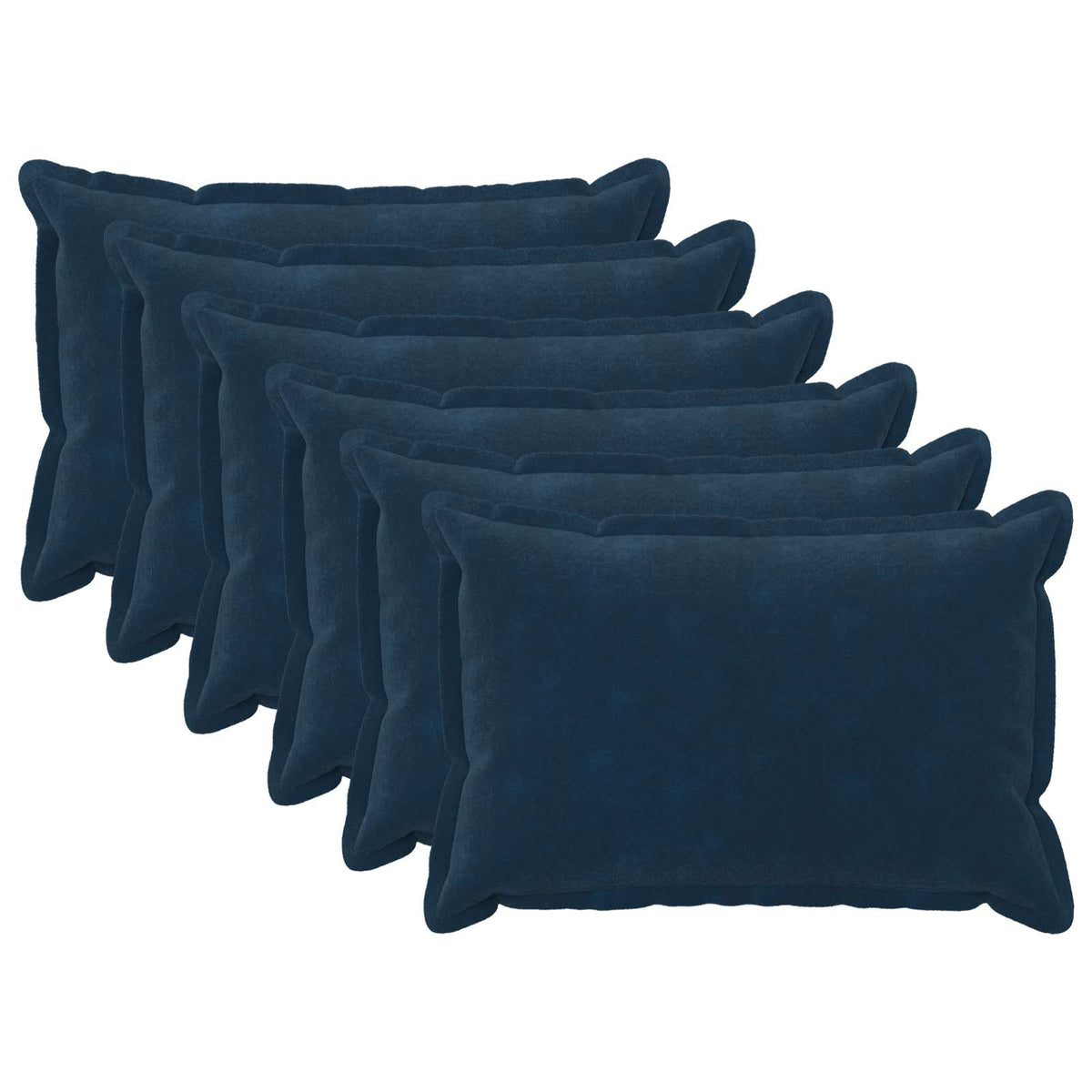 Throw Pillow HOUTEN Microfiber Fleece 6 pcs Width 30 cm Blue